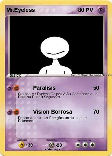 Pokemon Mr.Eyeless