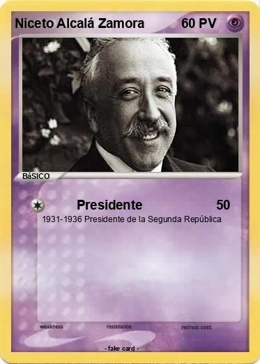 Pokemon Niceto Alcalá Zamora