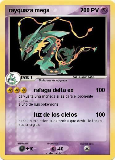 Pokemon rayquaza mega