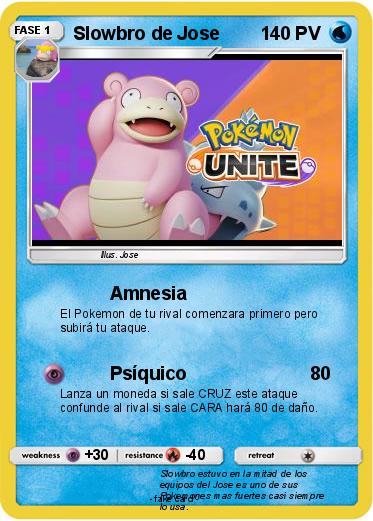 Pokemon Slowbro de Jose