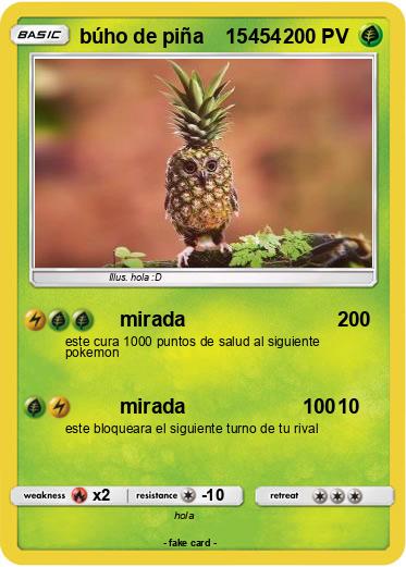 Pokemon búho de piña    15454