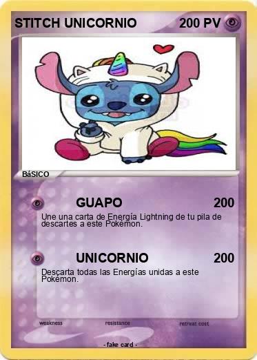 Pokemon STITCH UNICORNIO