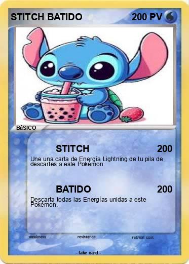 Pokemon STITCH BATIDO