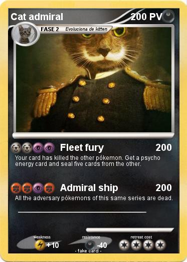 Pokemon Cat admiral