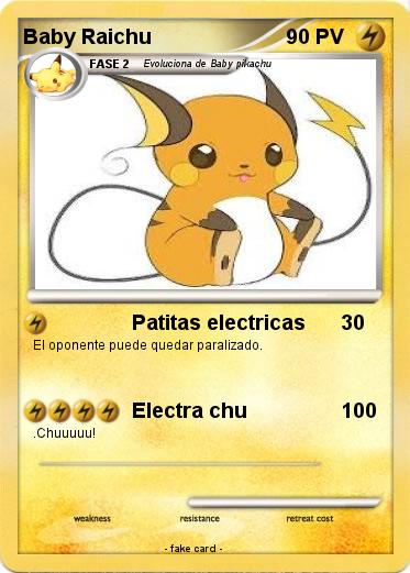Pokemon Baby Raichu