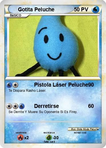 Pokemon Gotita Peluche