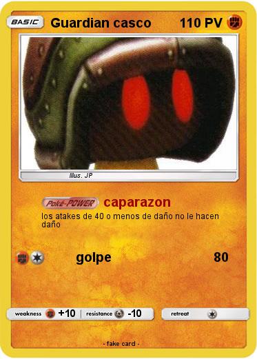 Pokemon Guardian casco