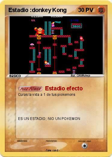 Pokemon Estadio :donkey Kong