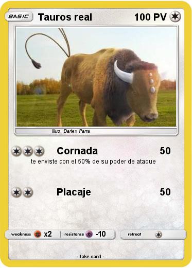 Pokemon Tauros real