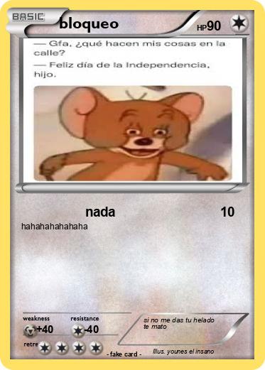 Pokemon bloqueo