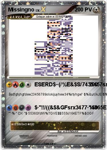 Pokemon Missingno