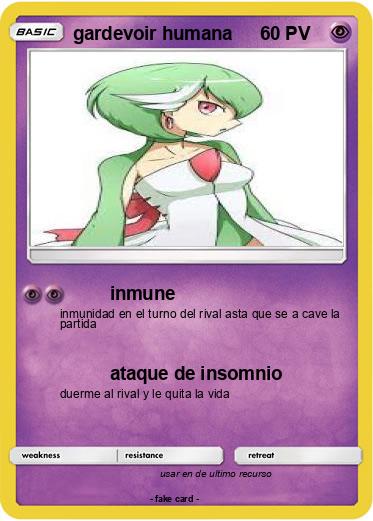 Pokemon gardevoir humana