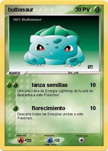 Pokemon bulbasaur
