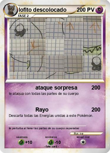 Pokemon lofito descolocado