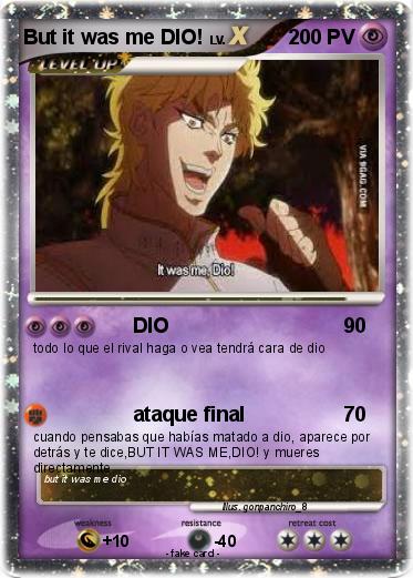 Pokemon But it was me DIO!