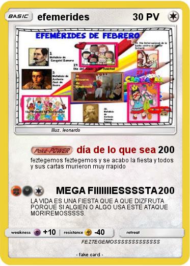 Pokemon efemerides