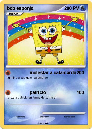 juego de cartas bob esponja