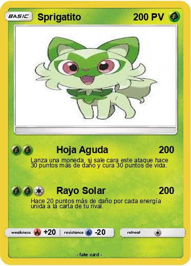 Pokemon Sprigatito