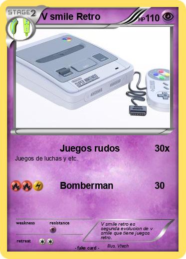 Pokemon V smile Retro
