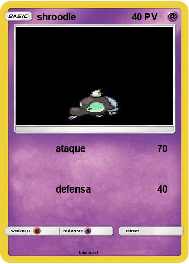 Pokemon shroodle