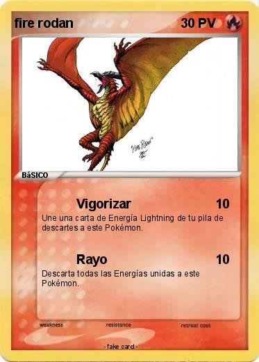 Pokemon fire rodan
