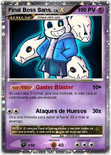 Pokemon Final Boss Sans.