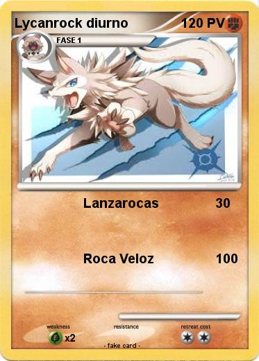 Pokemon Lycanrock diurno