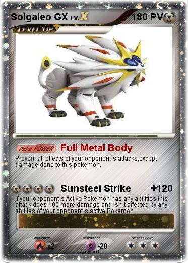 Pokemon Solgaleo GX