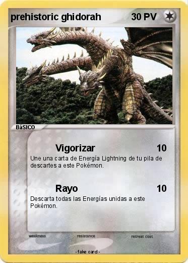 Pokemon prehistoric ghidorah
