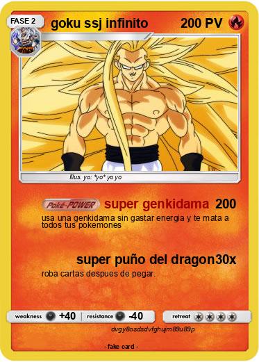 Pokemon goku ssj infinito