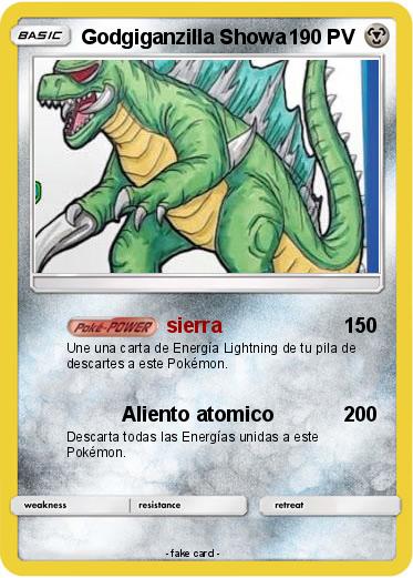 Pokemon Godgiganzilla Showa
