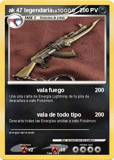 Pokemon ak 47 legendaria