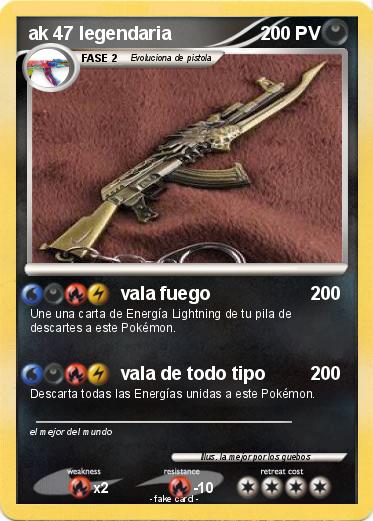 Pokemon ak 47 legendaria