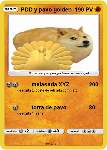 Pokemon PDD y pavo golden