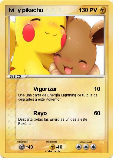 Pokemon Ivi  y pikachu