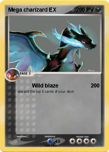 Pokemon Mega charizard EX
