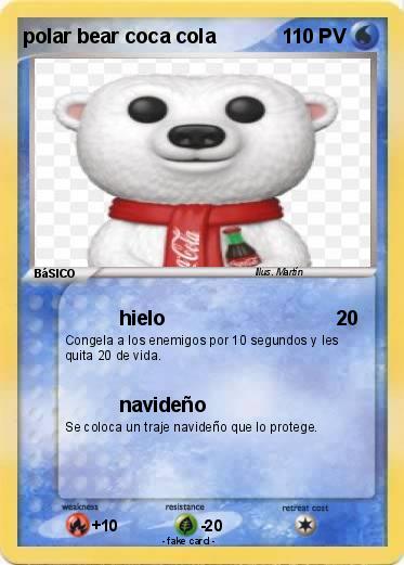 Pokemon polar bear coca cola