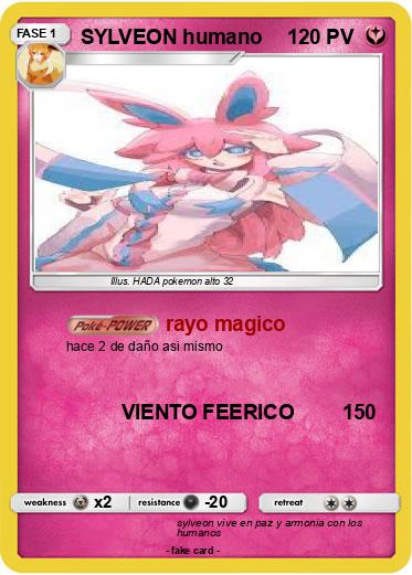 Pokemon SYLVEON humano