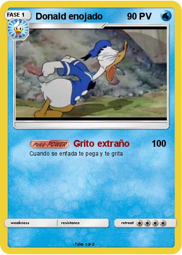 Pokemon Donald enojado