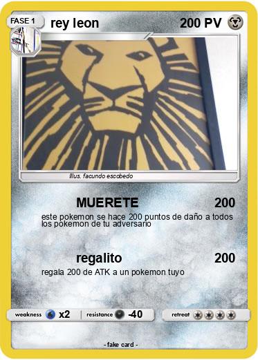 Pokemon rey leon