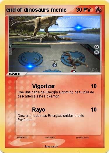 Pokemon end of dinosaurs meme