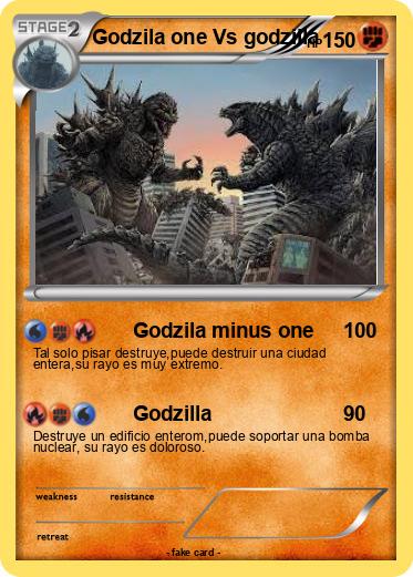 Pokemon Godzila one Vs godzilla