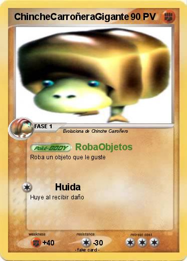 Pokemon ChincheCarroñeraGigante