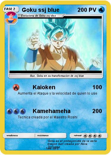 Pokemon Goku ssj blue