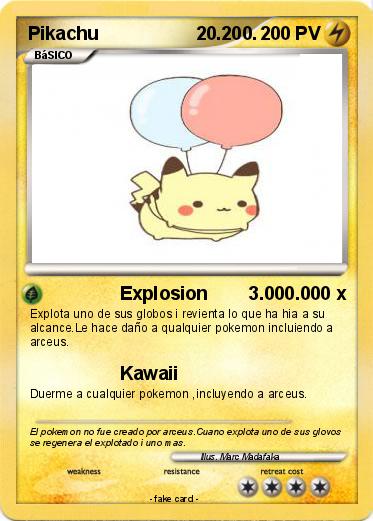 Pokemon Pikachu                   20.200.