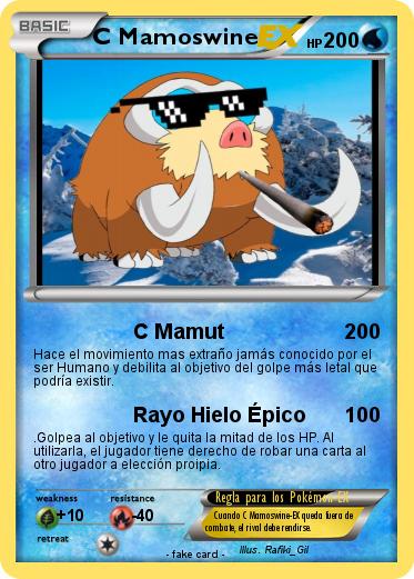 Pokemon C Mamoswine Pokemon C Mamoswine