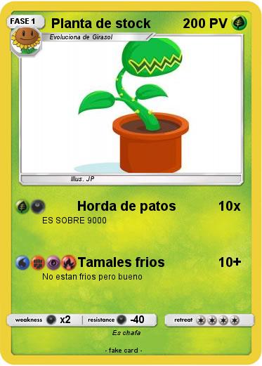 Pokemon Planta de stock