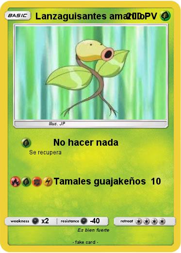 Pokemon Lanzaguisantes amarillo