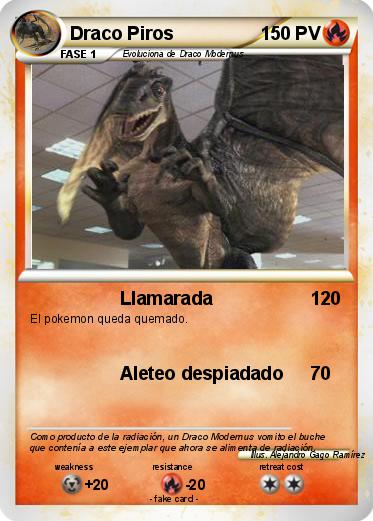 Pokemon Draco Piros