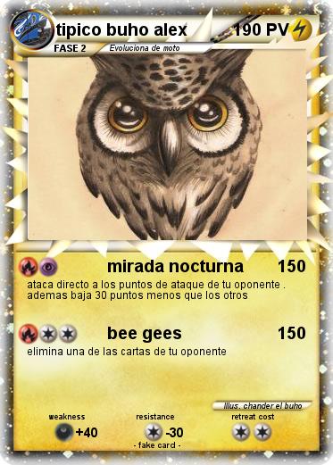 Pokemon tipico buho alex